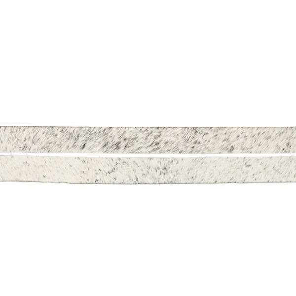 HOST.Black and White Speckled.03.jpg Hair On Strips Image